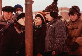 A Christmas Story-tongue on pole