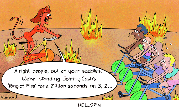 stationary bike from hell